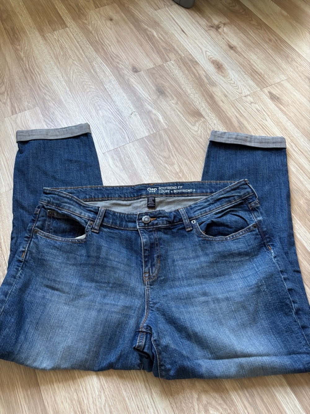 GAP Dark Blue Boyfriend Denim Jeans